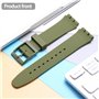 WRISTARMOR Lot de 2 bracelets de rechange en silicone pour Swatch 19 mm étanche avec outil
