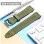 WRISTARMOR Lot de 2 bracelets de rechange en silicone pour Swatch 19 mm étanche avec outil