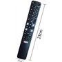 Remplacement Telecommande TCL Thomson RC802N pour télécommande TCL Android TV pour Thomson TCL Smart TV 4K UHD TV 32ES560 32ES58