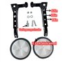 Lot de 2 roues stabilisatrices pour vélo d'enfant - 18 20 22 24 pouces - Roues stabilisatrices universelles - Poids : 100 kg - R
