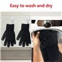 Newpop Gants de Barbecue, Universel Gants Four Anti Chaleur Jusqu'à 800°C, Antidérapants Silicone Ignifuge Gant Cuisine avec Pro