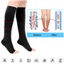 iCovalescent Chaussettes de Compression, Bas de Contention Femme, Chaussettes de Contention Medicale Graduel Bas de Soutien Comp
