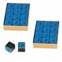 HJYDGJ Lot de 24 craies de billard standard pour queues de billard antidérapantes bleues