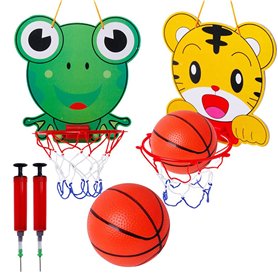 XINSHEN Mini Panier Basket Enfant Interieur 2 Pcs Dessins Animés avec Plaque de Basket-Ball à Suspension Mini Panier Basket, Pan XINSHEN Mini Panier Basket Enfant Interieur 2 Pcs Dessins Animés avec Plaque de Basket-Ball à Suspension Mini Panier Basket
