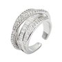 KONFEN Bague Reglable Argent
