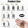 Lot de 40 balais de charbon de rechange pour outils électriques - 10 tailles - Pour outils électriques, forets à charbon, perceu