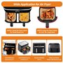SdreMelo Papier Cuisson 240PCS Air Fryer Papier Cuisson Tefal/Moulinex 8.3L Air Fryer Dual 5.3L 3.1L Papier Air Fryer Tefal EY90