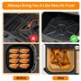 SdreMelo Papier Cuisson pour Ninja 10.4L Papier Cuisson Air Fryer 320 Pièces Cuisson Paper Liner Qualité Alimentaire 10.4L Dual 