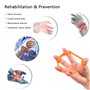 CORTNEY 3 Pièces Hand Grip Strengthener, Exercice D'avant-Bras Renforcement des Mains Bandes D'extension des Doigts pour L'entra
