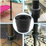 WANGCL Pied de parasol conique pour parasol - 38 mm - Trou pour ouverture de trou de table de terrasse ou support de parasol (no