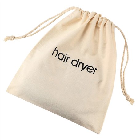 ERKXD Sac de rangement pour sèche-cheveux avec cordon de serrage pour salle de bain