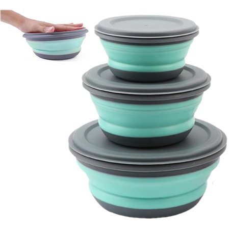 UQMIQURA Bols Pliables en Silicone Portable