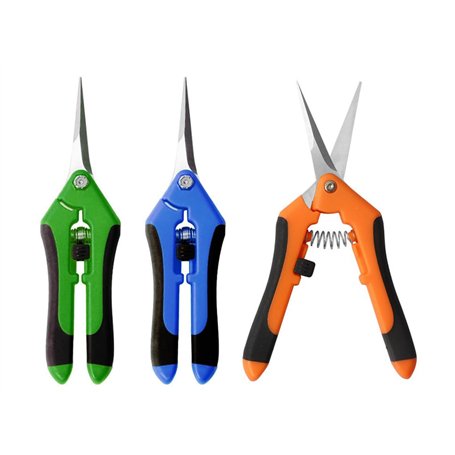 Abiyou 3 Pièces Ciseaux de Jardin Acier Inoxydable