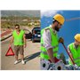 Hitopin Gilet de Sécurité, 10PCS Gilet de Sécurité Réfléchissant, Gilet Réfléchissant, Gilet De Sécurité Haute Visibilité, Gilet