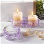 Moules en Résine pour Bougeoir,3 Pcs Moule Silicone Bougeoir Silicone Mould Candle Holder DIY Silicone Mould pour Chandelier Mou