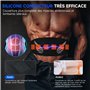 Profey Ceinture Abdominale Electrostimulation, EMS Electrostimulateur Musculaire avec 10 Modes 30 IntensitéS Et Affichage des Ca