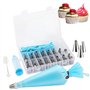 Lot de 42 douilles de décoration de gâteau - Poche a douille - Patisserie accessoires professionnel - Convient aux boulangers am