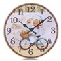 Lafocuse 30cm Horloge Murale Cuisine Bois Vintage