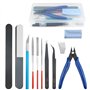WMYCONGCONG Lot de 15 Kit d'outils pour maquettes Gundam Kit d'outils de construction pour modéliste pour bâtiments