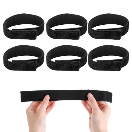 Lot de 6 pinces à pantalon pour vélo