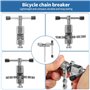 Chaîne de vélo - Kit Réparation Chaîne Vélo - Alliage d'Aluminium - Outil Démonte Chaîne - Pour Réparer Chaînes VTT et Vélo de C