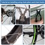 Chaîne de vélo - Kit Réparation Chaîne Vélo - Alliage d'Aluminium - Outil Démonte Chaîne - Pour Réparer Chaînes VTT et Vélo de C