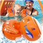 JXAXD Brassards de natation pour enfants de 1 à 6 ans, avec 3 airbags indépendants, 10 à 20 kg, bouée de natation pour débutants