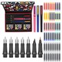 GC QUILL kit d'écriture calligraphique-3 stylos plume calligraphie