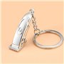 ARFUKA Porte-clés en métal avec pendentif tondeuse à cheveux pour homme, Argenté, Small