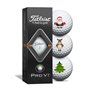 Titleist Pro V1 Christmas Golfbälle - 3er Pack