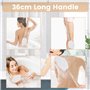 Applicateur Creme dos Ensemble de 7 Pièces Brosse dos Douche Long Manche Brosse de Bain Liquide Long Manche Applicateur Creme So