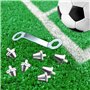 Ruikdly 12pcs Crampons de Rechange Football en Alliage d'aluminium Mixte Cales De Rechange pour Chaussures de Football, 2 Taille