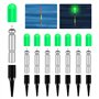 BORDEAG Lot de 8 flotteurs LED pour pêche nocturne