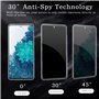 [2 Pièces] Verre Trempé Anti-Espion pour Samsung Galaxy S20 FE, Protecteur D'écran de Confidentialité, 9H Dureté Film Protecteur