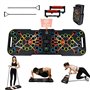 Surplex 41 en 1 Push Up Musculation Push Up Board avec Poignée Compteur Intelligent&Bande de Résistance Pliable Planche et Appar