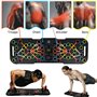 Surplex 41 en 1 Push Up Musculation Push Up Board avec Poignée Compteur Intelligent&Bande de Résistance Pliable Planche et Appar