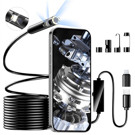 Caméra d'inspection Endoscopique Serpent 1920P HD