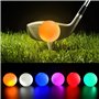 BORDEAG Lot de 6 balles de golf lumineuses à LED multicolores - Balles de golf lumineuses - Idéales pour l'entraînement de nuit