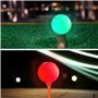 BORDEAG Lot de 6 balles de golf lumineuses à LED multicolores - Balles de golf lumineuses - Idéales pour l'entraînement de nuit