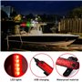 6pcs Feux De Navigation Pour Bateau, Feux Navigation Bateau, Lampes De Navigation À Led 4 Types De Mode Clignotant Lumières Poup