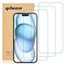 gueche Verre Trempé compatible iPhone 15 Plus