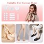20 Pièces Coussinets De Talon Haut Set, Grandes Talonnette Pour Femmes, Protege Talon Chaussure En Silicone, AntidéRapant Empièc