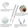 Couteau Pour Loisirs Créatifs Set, Scalpel 2 Stylos Scalpel 100 Lames De Rechange Pour Cutter De Précision 1 Lames Tapis De Déco