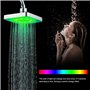 MAGT Pommeau de Douche LED, 7 Couleurs LED Pommeau de Douche Douchette, Pommeau de Douche Led Carre avec 7 Couleurs Changement,