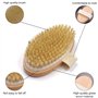 Firschoie 2 Pièces Brosse pour le corps de Massage, Brosse corporelle pour éliminer les peaux mortes, Utilisé pour améliorer cir