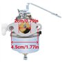 BenTsD Compatible avec carburateur 631245 avec bougie d'allumage, vanne d'arrêt de conduite de carburant pour Tecumseh 631921 H3