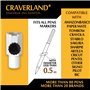 CRAVERLAND Adaptateur Universel De Stylo Pour La Machine à Découper Cricut Explore 3/Air 2/Air/Explore/Maker 3/Maker, Un Adaptat