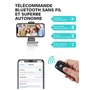 CIRYCASE Trépied Smartphone, 142cm Extensible Perche a Selfie Monopods Trepied Aluminium avec Télécommande Bluetooth & Support d