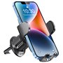 Glangeh Support Telephone Voiture Grille Aération [2025 Crochet Amélioré] Rotation 360° & Libération en Touche Compatible avec i