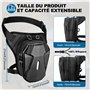 Sac de Jambe avec Poche Extensible